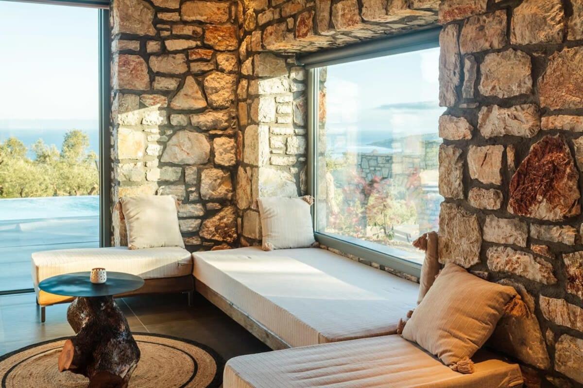 Gerakada Exclusive-Seaview Villa With Private Pool Koróni Exteriér fotografie