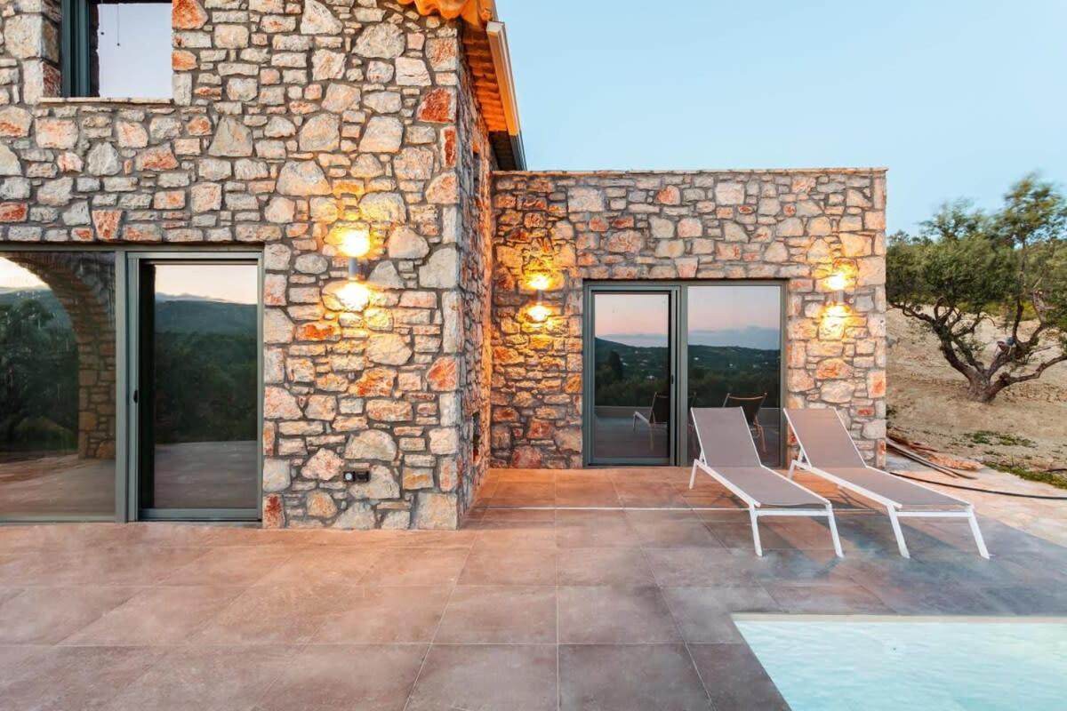 Gerakada Exclusive-Seaview Villa With Private Pool Koróni Exteriér fotografie